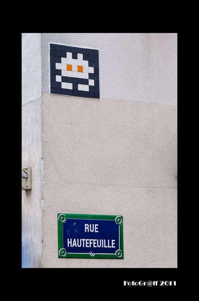  by Space Invaders in Paris